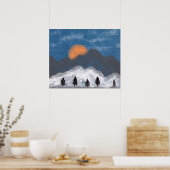 山 ポスター (キッチン)