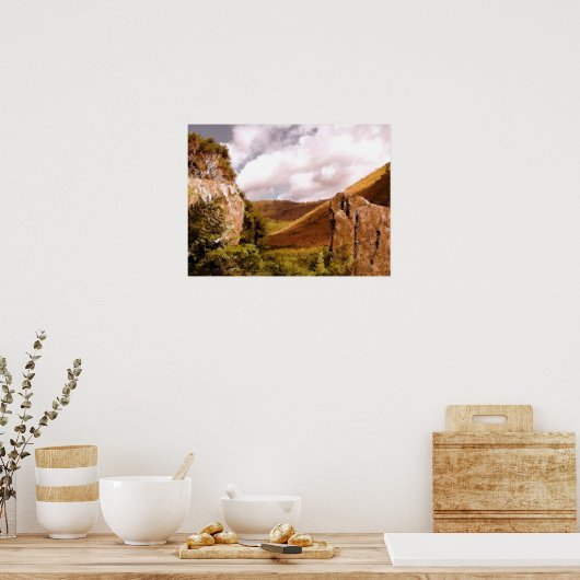 山 ポスター (キッチン)