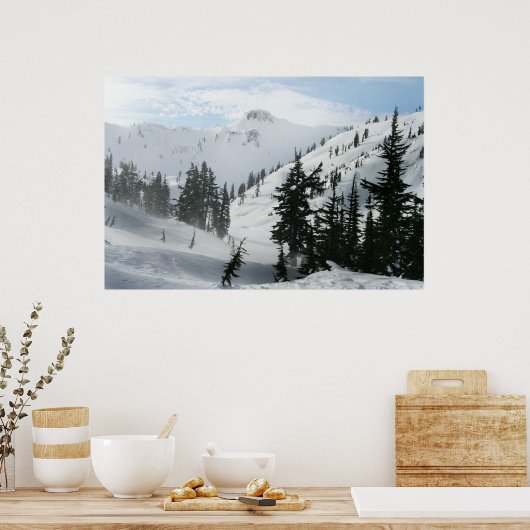 山 ポスター (キッチン)