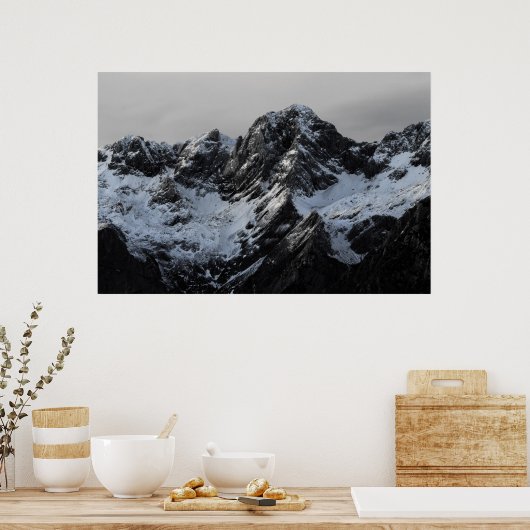 山 ポスター (キッチン)