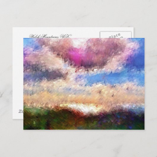 山 ポストカード (正面/裏面)