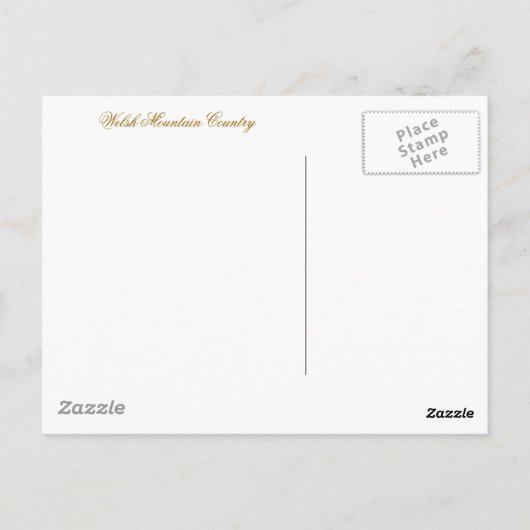 山 ポストカード (裏面)