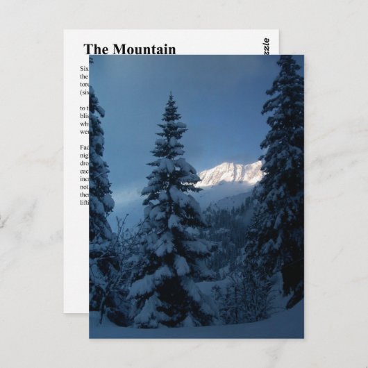 山 ポストカード (正面/裏面)