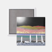 山 マグネット (正面/裏面)