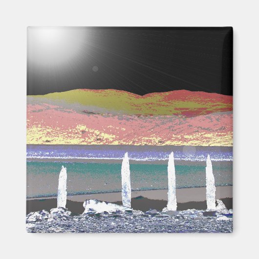 山 マグネット (正面)