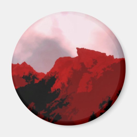 山 マグネット (正面)