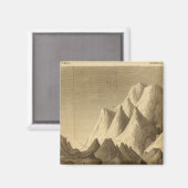 山 マグネット (正面/裏面)