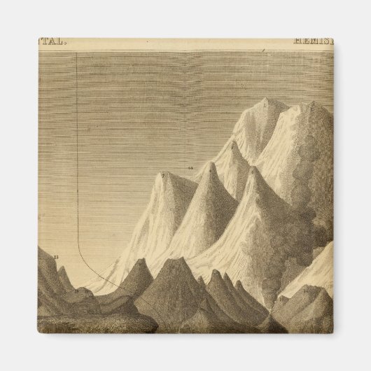 山 マグネット (正面)