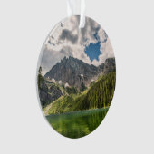 山 |モンタナ州キャビネット山脈 オーナメント (正面)