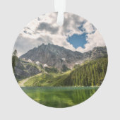 山 |モンタナ州キャビネット山脈 オーナメント (裏面)