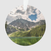 山 |モンタナ州キャビネット山脈 オーナメント (正面)