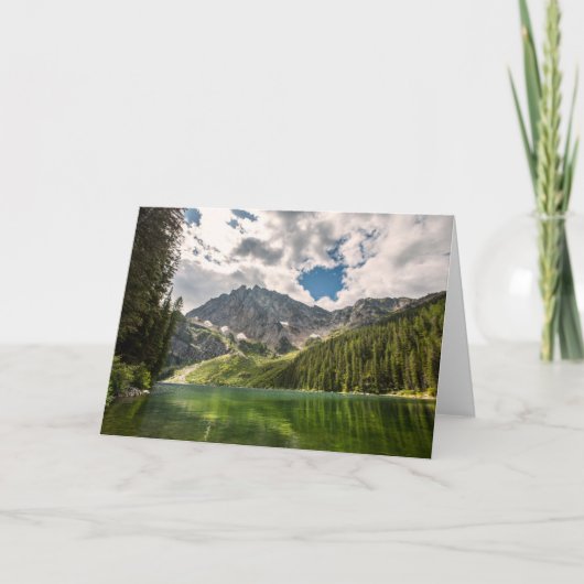 山 |モンタナ州キャビネット山脈 カード (正面)