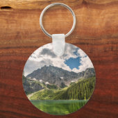 山 |モンタナ州キャビネット山脈 キーホルダー (正面)