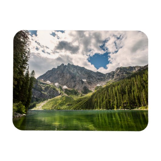 山 |モンタナ州キャビネット山脈 マグネット (横)