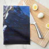 山 |モンブラン、ヨーロッパのアルプス キッチンタオル (四つ折り)