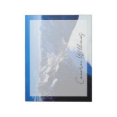 山 |モンブラン、ヨーロッパのアルプス ノートパッド (回転)