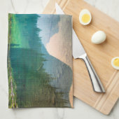 山 |ユホ国立公園（ブリティッシュコロンビア州） キッチンタオル (四つ折り)