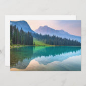 山 |ユホ国立公園（ブリティッシュコロンビア州） サンキューカード (正面/裏面)