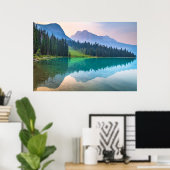 山 |ユホ国立公園(ブリティッシュコロンビア州) ポスター (ホームオフィス)