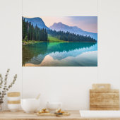 山 |ユホ国立公園(ブリティッシュコロンビア州) ポスター (キッチン)