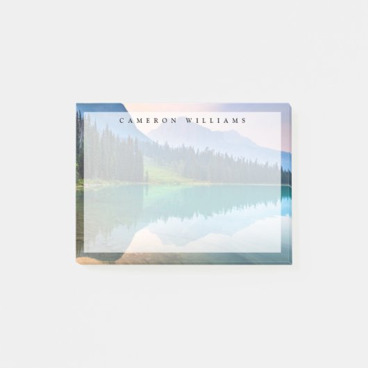 山 |ユホ国立公園(ブリティッシュコロンビア州) ポストイット (正面)