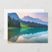 山 |ユホ国立公園(ブリティッシュコロンビア州) ポストカード (正面/裏面)