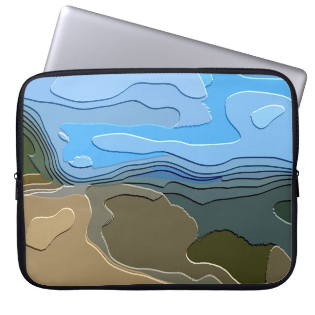 山 ラップトップスリーブ (正面)