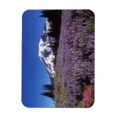 山・レイニエの麓の夏の野草 マグネット (縦)