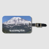 山・レイニエ、ワシントン写真 ラゲッジタグ (正面横)