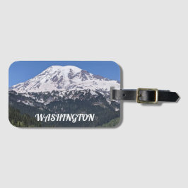 山・レイニエ、ワシントン写真 ラゲッジタグ