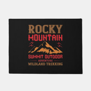 山 – ロッキーマウンテンアウトドアアドベンチャー ドアマット