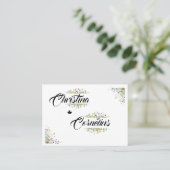 山 |ワイルドフラワー結婚ズ プレイスカード (スタンド正面)