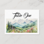 山 |ワイルドフラワー結婚ズ プレイスカード (裏面)