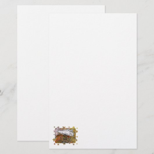 山 便箋 (正面/裏面)