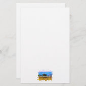 山 便箋 (正面/裏面)