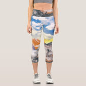 山（写真モンタージュ） 1 カプリレギンス (正面)