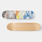 山（写真モンタージュ） 1 スケートボード (横)