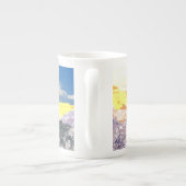 山（写真モンタージュ） 1 ボーンチャイナマグカップ (裏面)