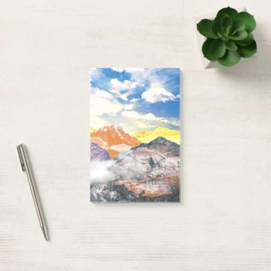 山(写真モンタージュ) 1 ポストイット (オフィス)