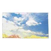 山(写真モンタージュ) 1 枕カバー (裏面)