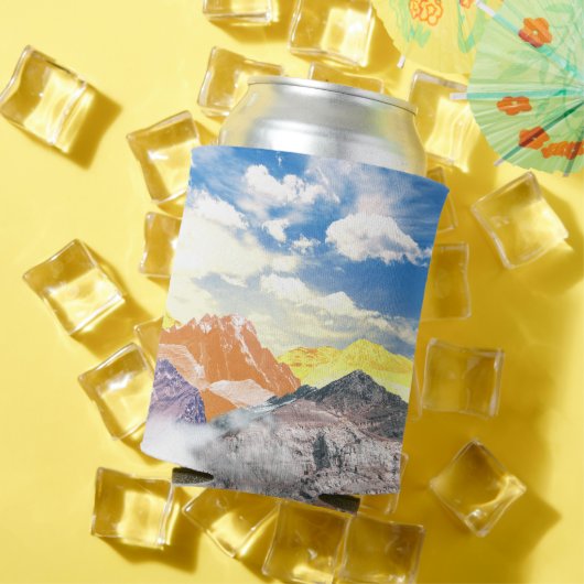 山（写真モンタージュ） 1 缶クーラー (インサイチュ 夏)