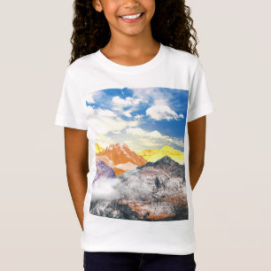山(写真モンタージュ) 1 Tシャツ