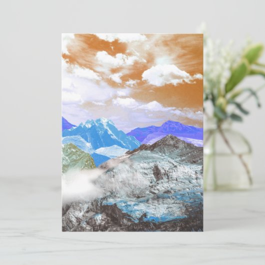 山（写真モンタージュ） 2 サンキューカード (スタンド正面)