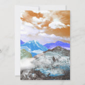 山（写真モンタージュ） 2 サンキューカード (裏面)