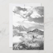 山(写真モンタージュ) 3 サンキューカード (正面)