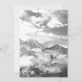 山(写真モンタージュ) 3 サンキューカード (裏面)