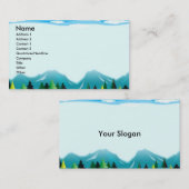 山 名刺 (正面/裏面)