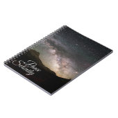 山 夜空の静けさと平穏 ノートブック (左側)