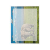 山 |山キリマンジャロ・タンザニア，アフリカ ノートパッド (回転)