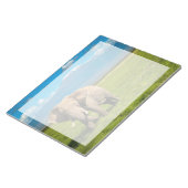 山 |山キリマンジャロ・タンザニア，アフリカ ノートパッド (アングル)